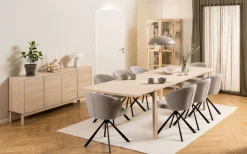 ACTONA GROUP Esstisch »Linley Tisch« Eichenfurnier geölt, Ausziehplatte vorbereitet, B: 200 cm