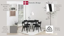 ACTONA GROUP Esstisch »Roxby rund Ø105 – kompakt, robust & pflegeleicht, zeitloses Design« Küchentisch, OTTOs Choice, 1 Stk. tlg. Roxby Esstisch rund, mit Eiche Furnier Ø 105 cm