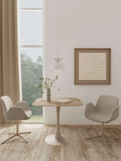 ACTONA GROUP Esstisch »Speisetisch« B/T/H: 90x90x75,Tisch braun, polierte Keramiktischplatte