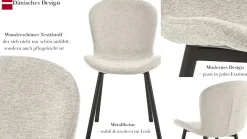 ACTONA GROUP Esszimmer-Set »Esspruppe, Speisetisch mit Wohnzimmerstühlen« Komplett-Set, 1x Tisch + 4x Stuhle, 5 Stk. tlg.