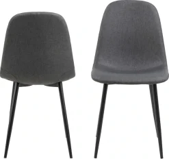 ACTONA GROUP Esszimmer-Set »Essgruppe, Speisetisch mit Wohnzimmerstühlen« Set, 1x Tisch + 4x Stühle, 5 Stk. tlg.