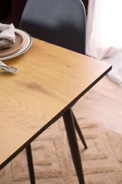 ACTONA GROUP Esszimmer-Set »Essgruppe, Esstisch mit Stühlen, für das Esszimmer« Komplett-Set, 1x Tisch + 4x Stuhle, 5 Stk. tlg.