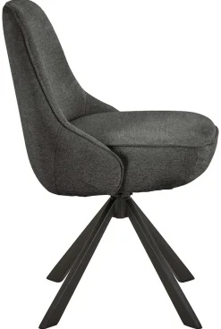 ACTONA GROUP Esszimmerstuhl »Carlton, Polsterstuhl, Esszimmerstuhl mit Polsterung« (Set) 2 Stk.Stuhl, Chenillebezug, Armlehnen, Drehfunktion, Sitzhöhe 52,5 cm