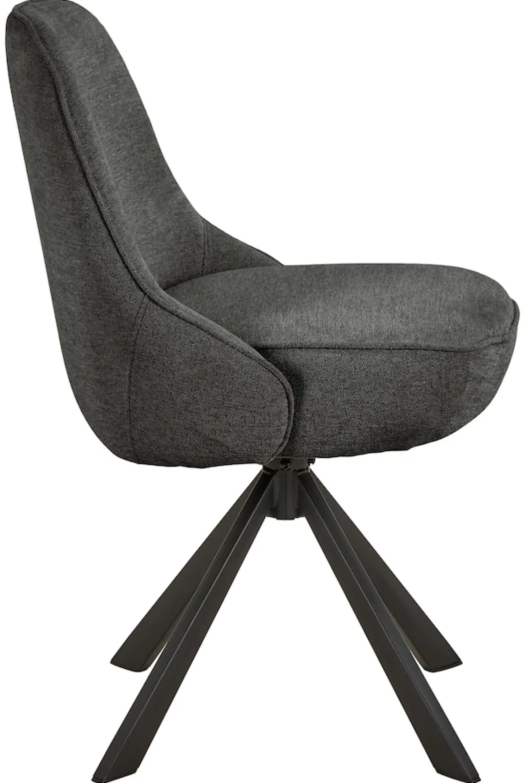 ACTONA GROUP Esszimmerstuhl »Carlton, Polsterstuhl, Esszimmerstuhl mit Polsterung« (Set) 2 Stk.Stuhl, Chenillebezug, Armlehnen, Drehfunktion, Sitzhöhe 52,5 cm