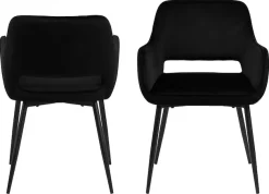 ACTONA GROUP Esszimmerstuhl »Ranja« () 2er Set, Metallbeine und Armlehnen, Sitzhöhe 47 cm