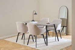 ACTONA GROUP Esszimmerstuhl »Clara, Stuhl, Polsterstuhl, Armlehnenstuhl« () 2 Stk.mit Armlehnen, auto-Rückstellfunktion, Drehfunktion, 2er Set