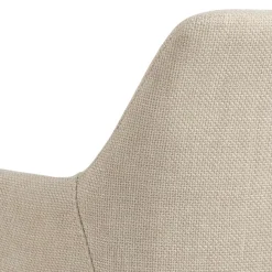 ACTONA GROUP Esszimmerstuhl »Glenda 2er Set, Stoff - mit Armlehne & gepolstert in mehreren Farben« () Bequemer Stuhl im skandinavischen Design & modernem Look
