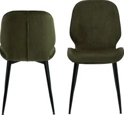 ACTONA GROUP Esszimmerstuhl »Femke« () Essstuhl, Stoffbezug, Stahl Beinen, 4er Set. Sitzhöhe: 46,5 cm