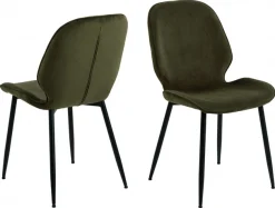 ACTONA GROUP Esszimmerstuhl »Femke« () Essstuhl, Stoffbezug, Stahl Beinen, 4er Set. Sitzhöhe: 46,5 cm