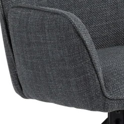 ACTONA GROUP Esszimmerstuhl »Glenda 2er-Set, 360° drehbar, mit Armlehnen, in mehreren Farben« () gepolstert, mit Armlehne, schwarze Stahlbeine, drehbar, 2er-Set