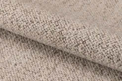 ACTONA GROUP Esszimmerstuhl »Pippa Armlehnstuhl, Drehstuhl,« () beiger Stoff, schwarze Stahlbeine, Nähte, Drehbar, 2er-Set.