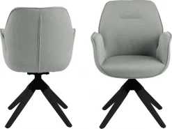 ACTONA GROUP Esszimmerstuhl »Alma« () 1 Stk.mit eleganten Kedern, Drehstuhl mit Rückholfunktion