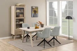 ACTONA GROUP Esszimmerstuhl »Alma« () 1 Stk.mit eleganten Kedern, Drehstuhl mit Rückholfunktion