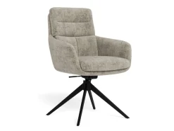 ACTONA GROUP Esszimmerstuhl »Roger, Polsterstuhl, Stuhl, 2er-Set« (Set) 2 Stk.grauer Stoff, Armlehnen, Polsterung, Dreh- & Kippfunktion, FSC™