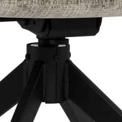ACTONA GROUP Esszimmerstuhl »Roger, Polsterstuhl, Stuhl, 2er-Set« (Set) 2 Stk.grauer Stoff, Armlehnen, Polsterung, Dreh- & Kippfunktion, FSC™