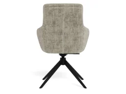 ACTONA GROUP Esszimmerstuhl »Roger, Polsterstuhl, Stuhl, 2er-Set« (Set) 2 Stk.grauer Stoff, Armlehnen, Polsterung, Dreh- & Kippfunktion, FSC™