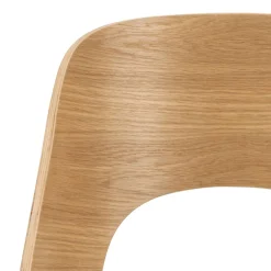 ACTONA GROUP Esszimmerstuhl »Lucy« () Stoff beige, Rücken Eichenfurnier, 4-Stern-Fußkreuz schwarz, drehbar