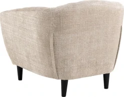 ACTONA GROUP Loungesessel »Ria« 1-Sitzer, Chenille beige, mit Rautenheftung und Taschenfedern