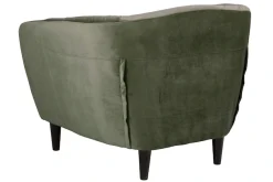 ACTONA GROUP Loungesessel »Ria Armlehnstuhl, Polstersessel, Einzelsofa, Relaxsessel,« 1-Sitzer, Samtstoff, Massivholz-Beine, Taschenfederkern, Tufting