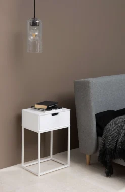ACTONA GROUP Nachttisch »Mitra« Nachttisch, Nachtschrank mit 1 Schublade, Weiss oder Schwarz