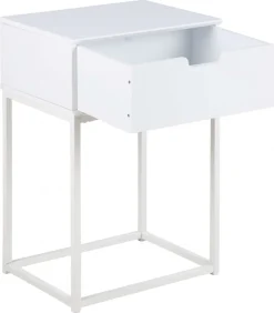 ACTONA GROUP Nachttisch »Mitra« Nachttisch, Nachtschrank mit 1 Schublade, Weiss oder Schwarz