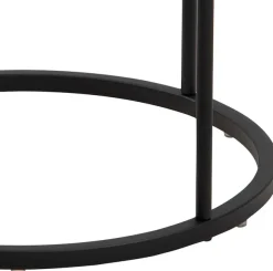 ACTONA GROUP Nachttisch »Polo« 1 Stk. tlg. Nachttisch in Weiss oder Schwarz, rund, Ø 40 cm, mit 1 Schublade