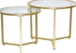 ACTONA GROUP Satztisch »Alina« Set, 2tlg. Set, 2 Stk. tlg. Sicherheits-Klarglasplatte