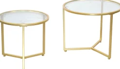 ACTONA GROUP Satztisch »Alina« Set, 2tlg. Set, 2 Stk. tlg. Sicherheits-Klarglasplatte