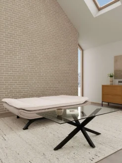 ACTONA GROUP Schlafsofa »Faith, ausziehbar zum Schalfen« Bettcouch,beige, 196x98x91cm