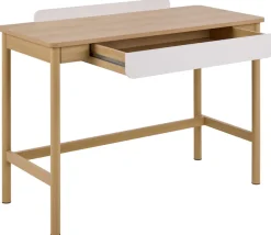 ACTONA GROUP Schreibtisch »Alpena, Arbeitstisch, Bürotisch, Tisch« Breite 120 cm, skandinavischer Stil, Holzoptik, beige, Schublade, FSC™