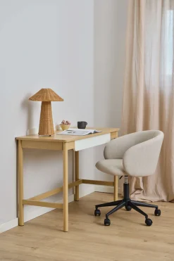 ACTONA GROUP Schreibtisch »Alpena, Arbeitstisch, Bürotisch, Tisch« Breite 120 cm, skandinavischer Stil, Holzoptik, beige, Schublade, FSC™