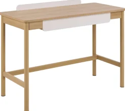 ACTONA GROUP Schreibtisch »Alpena, Arbeitstisch, Bürotisch, Tisch« Breite 120 cm, skandinavischer Stil, Holzoptik, beige, Schublade, FSC™