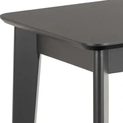 ACTONA GROUP Schreibtisch »Roxby« Schreibtisch, matt schwarz SH Lack Eiche Furnier,100x50x75 cm