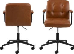 ACTONA GROUP Schreibtischstuhl »Cosmo Drehstuhl« () Kunstleder, 5-Sterne-Fußkreuz, Drehfunkt., Sitzhöhe: 47-57cm