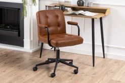 ACTONA GROUP Schreibtischstuhl »Cosmo Drehstuhl« () Kunstleder, 5-Sterne-Fußkreuz, Drehfunkt., Sitzhöhe: 47-57cm