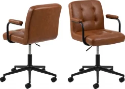 ACTONA GROUP Schreibtischstuhl »Cosmo Drehstuhl« () Kunstleder, 5-Sterne-Fußkreuz, Drehfunkt., Sitzhöhe: 47-57cm