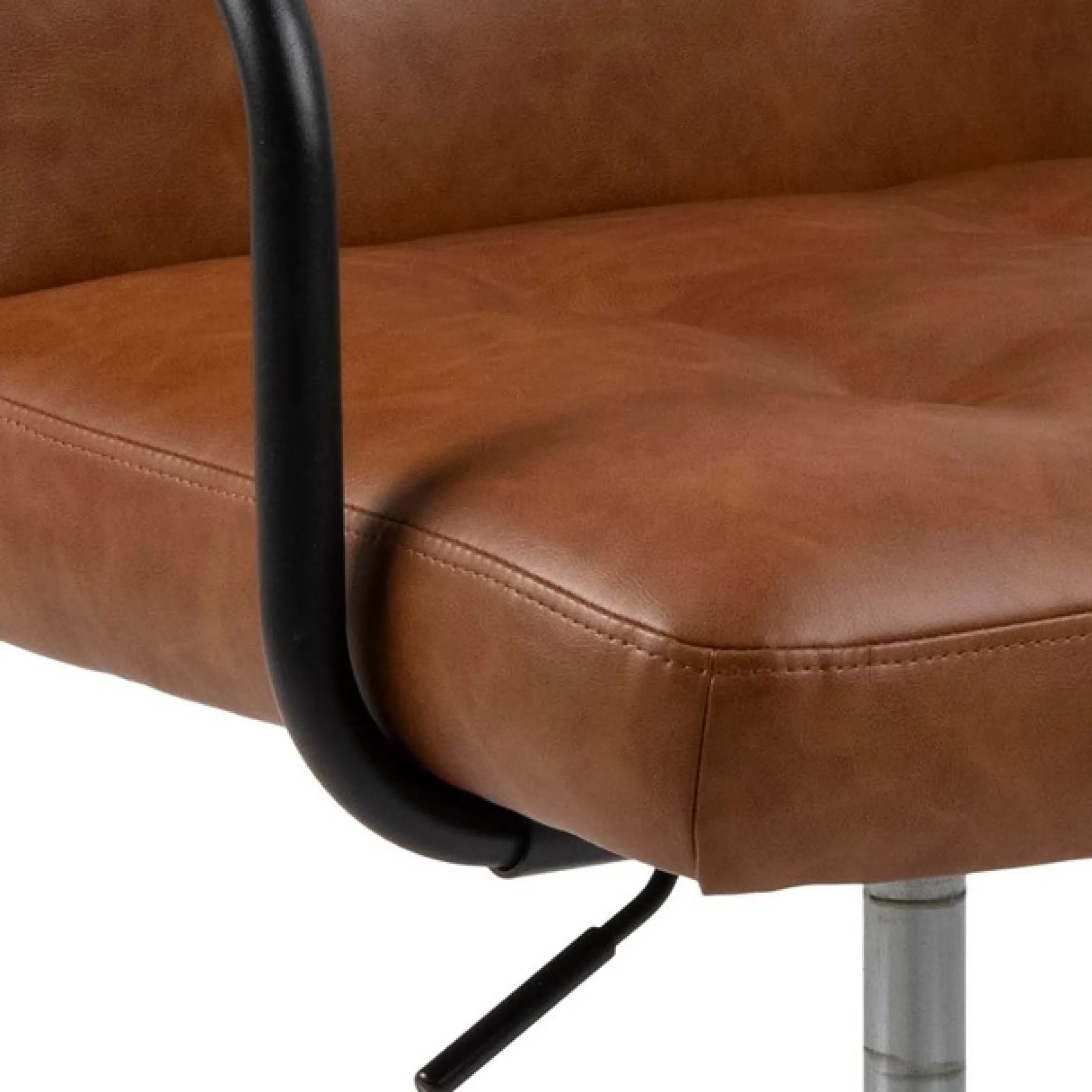 ACTONA GROUP Schreibtischstuhl »Cosmo Drehstuhl« () Kunstleder, 5-Sterne-Fußkreuz, Drehfunkt., Sitzhöhe: 47-57cm
