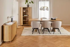 ACTONA GROUP Sideboard »Colima« Anrichte, matt Wildeiche rau Melamin, Gestell Wildeiche, 160x45x80 cm