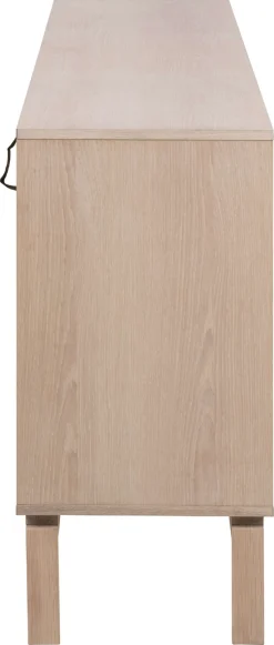 ACTONA GROUP Sideboard »Linley Anrichte, Lamellenfront,« gerillte Front, Eiche furniert, 4 Türen, 4 E-böden, B: 180 cm
