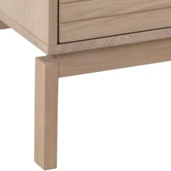 ACTONA GROUP Sideboard »Linley Anrichte, Lamellenfront,« gerillte Front, Eiche furniert, 4 Türen, 4 E-böden, B: 180 cm
