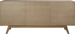 ACTONA GROUP Sideboard »Marte« Anrichte, Eiche/Furnier, 2 Schiebetüren, 4 Schubladen, Breite 180 cm