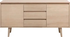 ACTONA GROUP Sideboard »Nagano« Anrichte, Eiche/Furnier, 2 Türen, 2 Einlegeböden, 3 Schubladen, 150 cm