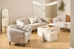 ACTONA GROUP 3-Sitzer »Ria« Chenille beige, mit Taschenfederkern, 191x84x78 cm