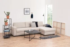 ACTONA GROUP Standregal »Stoke« Regal, aus Metall mit Gläsböden in Leichter Konstruktion, Höhe 119cm