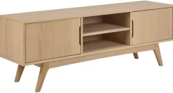 ACTONA GROUP TV-Schrank »Marte - zeitlos & praktisch mit flexiblen Aufbewahrungsmöglichkeiten« Langlebiger TV-Tisch aus massiver Eiche mit viel Stauraum. B: 160 cm