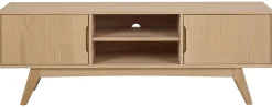 ACTONA GROUP TV-Schrank »Marte - zeitlos & praktisch mit flexiblen Aufbewahrungsmöglichkeiten« Langlebiger TV-Tisch aus massiver Eiche mit viel Stauraum. B: 160 cm