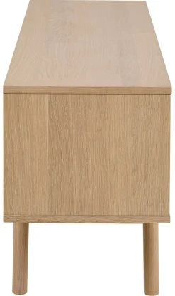 ACTONA GROUP TV-Schrank »Marte - zeitlos & praktisch mit flexiblen Aufbewahrungsmöglichkeiten« Langlebiger TV-Tisch aus massiver Eiche mit viel Stauraum. B: 160 cm