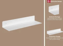 ACTONA GROUP Wandregal »Jonas« VE 1, 1 Stk. tlg. Winkel Metallregal, im industrial Design