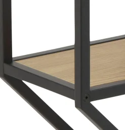 ACTONA GROUP Wandregal Metallgestell, 2 Einlegeböden, Achteckform und asymmetrischen Details