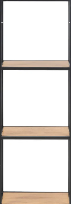 ACTONA GROUP Wandregal Metallgestell im modernen Industrielook, 2 Einlegeböden, Höhe 108 cm